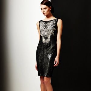 Pamella Roland beaded dress